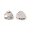 Non-Tarnish 201 Stainless Steel Cabochons STAS-C057-15P-1