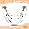 Flat Round Iron Brooches JEWB-PH01305-2