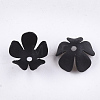 Spray Painted Eco-Friendly Iron Bead Caps X-IFIN-T009-08A-2