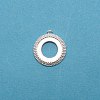 Brass Pendant Cabochon Settings KK-TAC0014-04A-S-1