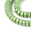 AB Color Plated Opaque Glass Beads Strands GLAA-T026-3x6mm-P05-3