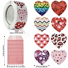 45Pcs 9 Colors White Kraft Paper Bags CARB-FS0001-02-4