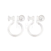 Silicone Clip-on Earring Findings FIND-K019-01B-1