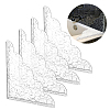 Acrylic Shower Water Guard AJEW-WH0077-136A-1