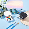   3 Sets 3 Colors Iron Watercolor Paints & Nail Polish Tins Storage Box AJEW-PH0011-08-5