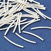 Tube 925 Sterling Silver Beads STER-O021-A-07-1