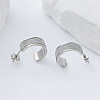 304 Stainless Steel Stud Earrings JA5622-2
