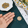 100Pcs 2 Colors Stainless Steel Beads STAS-DC0017-50-3