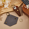 2Pcs 2 Colors PU Leather Key Storage Bags ABAG-FH0001-22-4