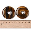 Natural Tiger Eye Pendants G-F524-H08-3