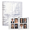 1 Bag Textured PP Plastic Photo Album with 10Pcs 4-Pocket Sleeves AJEW-GA0011-17-1