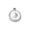 304 Stainless Steel Pendants STAS-I348-02P-04-1