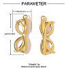 304 Stainless Steel Pendants STAS-OY007-41G-2