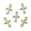 Brass Tiny Cross Charms KK-L205-09-A-2