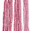 Anti-Tarnish Electroplate Glass Beads Strands EGLA-ZX010-6mm-03-2
