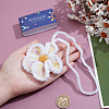 1Pc Polyester Flower Pendant Decorations HJEW-SC0003-02B-3
