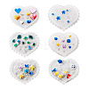 6Pcs 6 Styles DIY Flower & Animal & Heart Shape Nail Art Ornament Silicone Molds DIY-TA0004-22-1