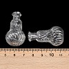 Transparent Glass Beads Containers GLAA-G123-06-4