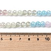 Electroplate Glass Beads Strands EGLA-D300-06-6mm-08-5