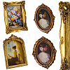 4Pcs 4 Styles Vintage Resin Photo Frame Stands AJEW-GA0010-60-1