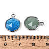 Natural & Synthetic Mixed Stone Pendants G-T144-72M-3