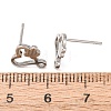 304 Stainless Steel Stud Earring Findings SA-CBA4E98-01D-P-3