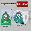 200Pcs Christmas Theme Paper Self-Adhesive Stickers DIY-M070-02R-1