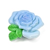 Opaque Resin Flowers Cabochons LS-RESI-R463-02E-2