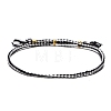 Cotton Cord Braided Adjustable Bracelets PW-WG12604-06-1