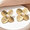 201 Stainless Steel Stud Earrings EJEW-D354-08G-06-2