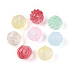 Baking Paint Transparent Glass Beads DGLA-N018-07-1