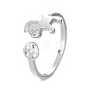 Brass Cuff Open Rings for Women WGDB5DF-01-5