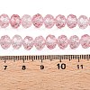 Transparent Glass Beads Strands X-GLAA-T023-10mm-A08-4