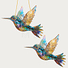 Acrylic Bird Hanging Suncatchers HJEW-WH20021-02B-6