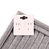 100Pcs Paper Earring Display Cards PW-WG68654-03-1
