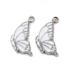 304 Stainless Steel with Enamel Charms STAS-L022-400P-04-1