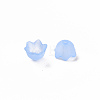 Transparent Acrylic Beads Caps PL543-5-5