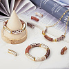 DIY Curved Tube Stretch Bracelet Making Kit DIY-TA0004-83-6