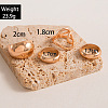 4Pcs Alloy Finger Rings Sets WG7802C-18-3