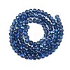 Electroplate Glass Beads Strands EGLA-A044-T4mm-L12-3