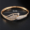 Alloy & Rhinestone Hinged Bangles for Women FS-WG5EAEB-01-3