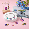 Craftdady 32Pcs 8 Style Rainbow Color 304 Stainless Steel Pendants STAS-CD0001-28-14