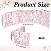 Printed Plastic Chinoiserie Mahjong Card Protector Cover AJEW-WH0709-445A-2