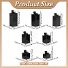 7Pcs 7 Sizes Acrylic Ring Display Riser Stand Sets ODIS-WH0099-256B-2