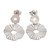 Non-Tarnish 304 Stainless Steel Stud Dangle Earrings EJEW-G395-40P-1