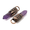 Natural Amethyst Big Pendants G-D102-05R-02-2