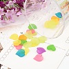 Mixed Transparent Forsted Leaf Acrylic Charms X-PL591-2