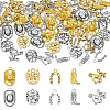 80Pcs 10 Styles West Cowboy  Theme Tibetan Style Alloy Pendants FIND-FG0005-23-1