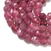 Natural Pink Tourmaline Beads Strands GG-CBA5A1A-A10-05-2