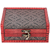 Rectangle Wood & PU Leather Jewelry Boxes CON-CL0001-14B-1
